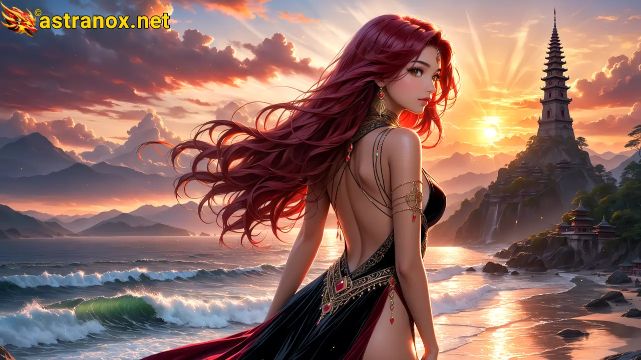 Amazing Young Female  at  - Download Free 4K Wallpaper Fantasy wallpaper with  Eyes and  Hair.