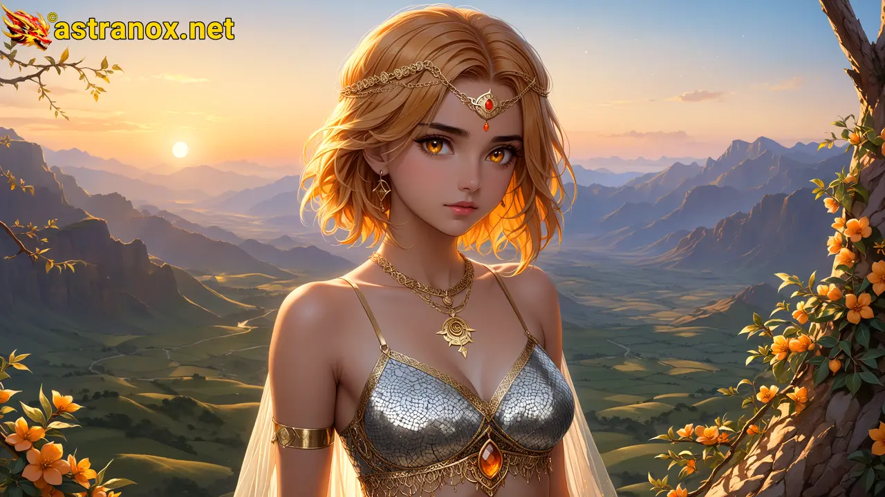 Amazing Young Female  at  - Download Free 4K Wallpaper Fantasy wallpaper with  Eyes and  Hair.