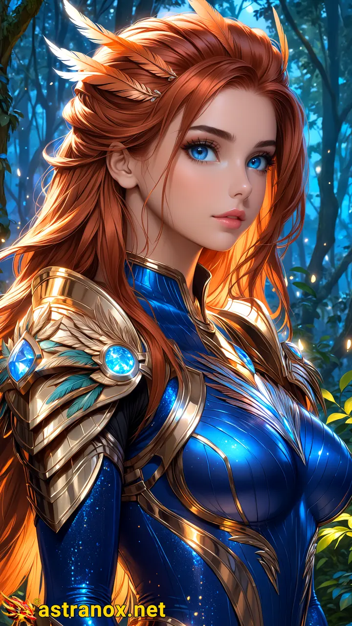 Amazing Young Female  at  - Download Free 4K Wallpaper Fantasy wallpaper with  Eyes and  Hair.