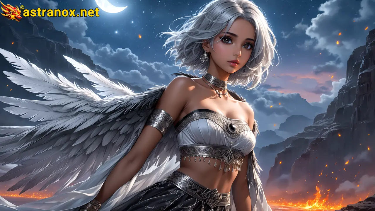 Amazing Young Female  at  - Download Free 4K Wallpaper Fantasy wallpaper with  Eyes and  Hair.