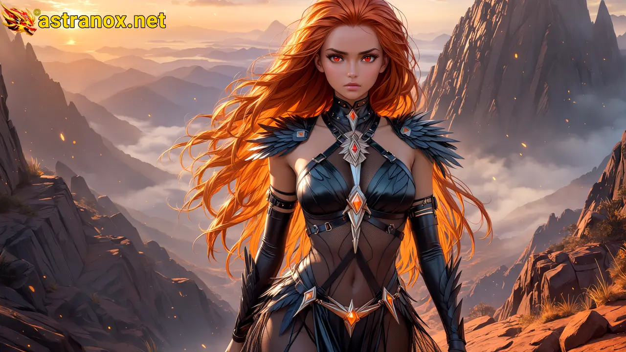 Amazing Young Female  at  - Download Free 4K Wallpaper Fantasy wallpaper with  Eyes and  Hair.