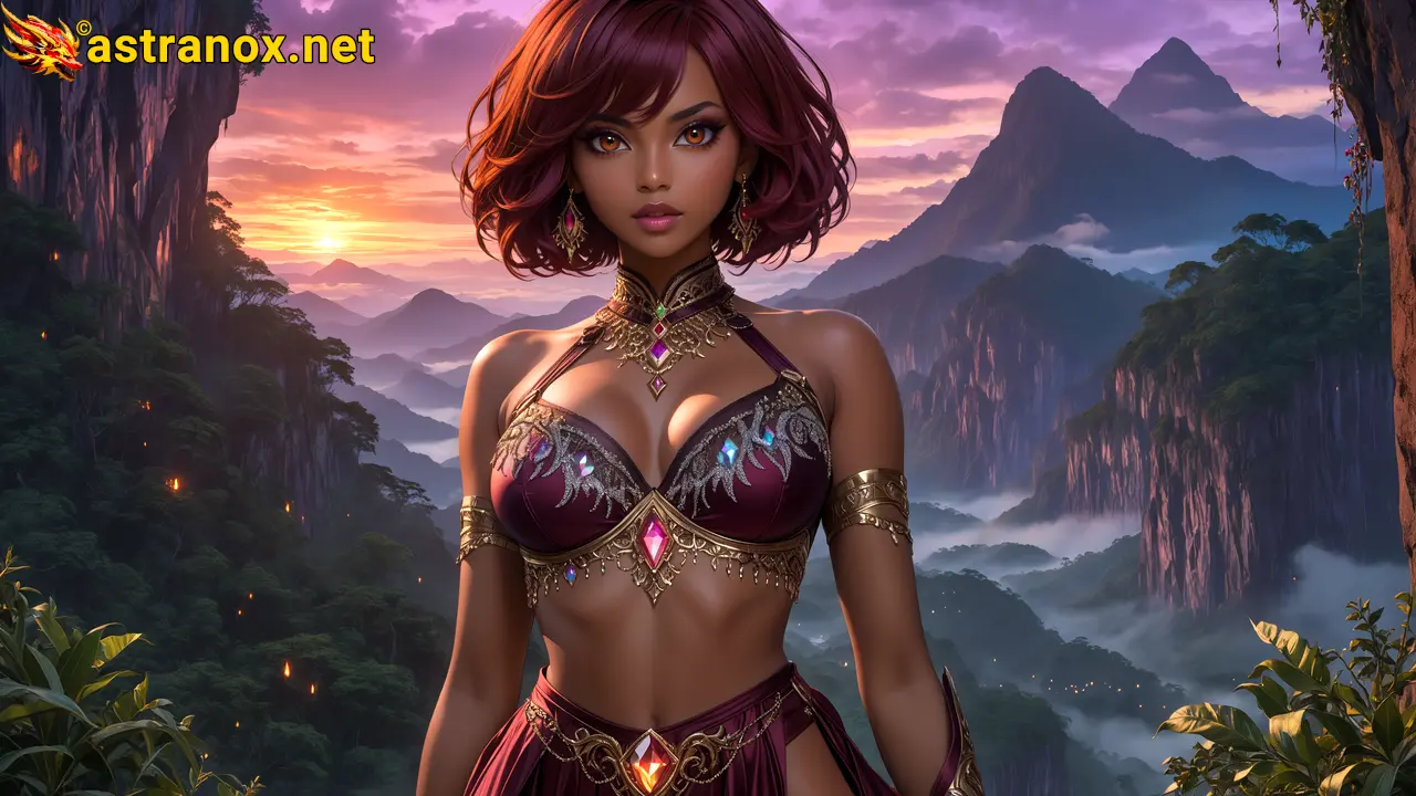 Amazing Young Female  at  - Download Free 4K Wallpaper Fantasy wallpaper with  Eyes and  Hair.