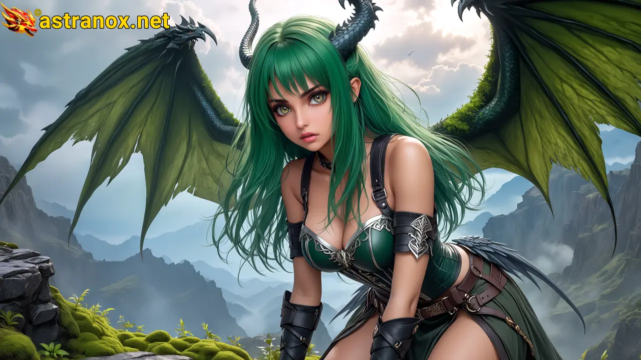 Amazing Young Female  at  - Download Free 4K Wallpaper Fantasy wallpaper with  Eyes and  Hair.