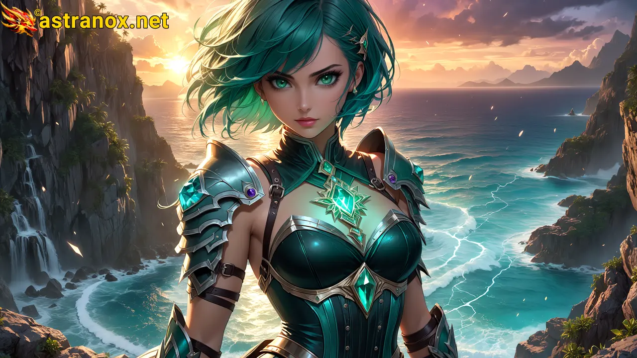 Amazing Young Female  at  - Download Free 4K Wallpaper Fantasy wallpaper with  Eyes and  Hair.