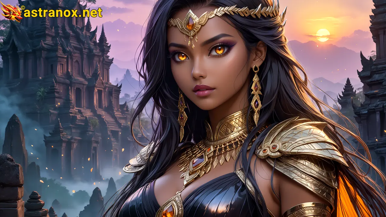 Amazing Young Female  at  - Download Free 4K Wallpaper Fantasy wallpaper with  Eyes and  Hair.