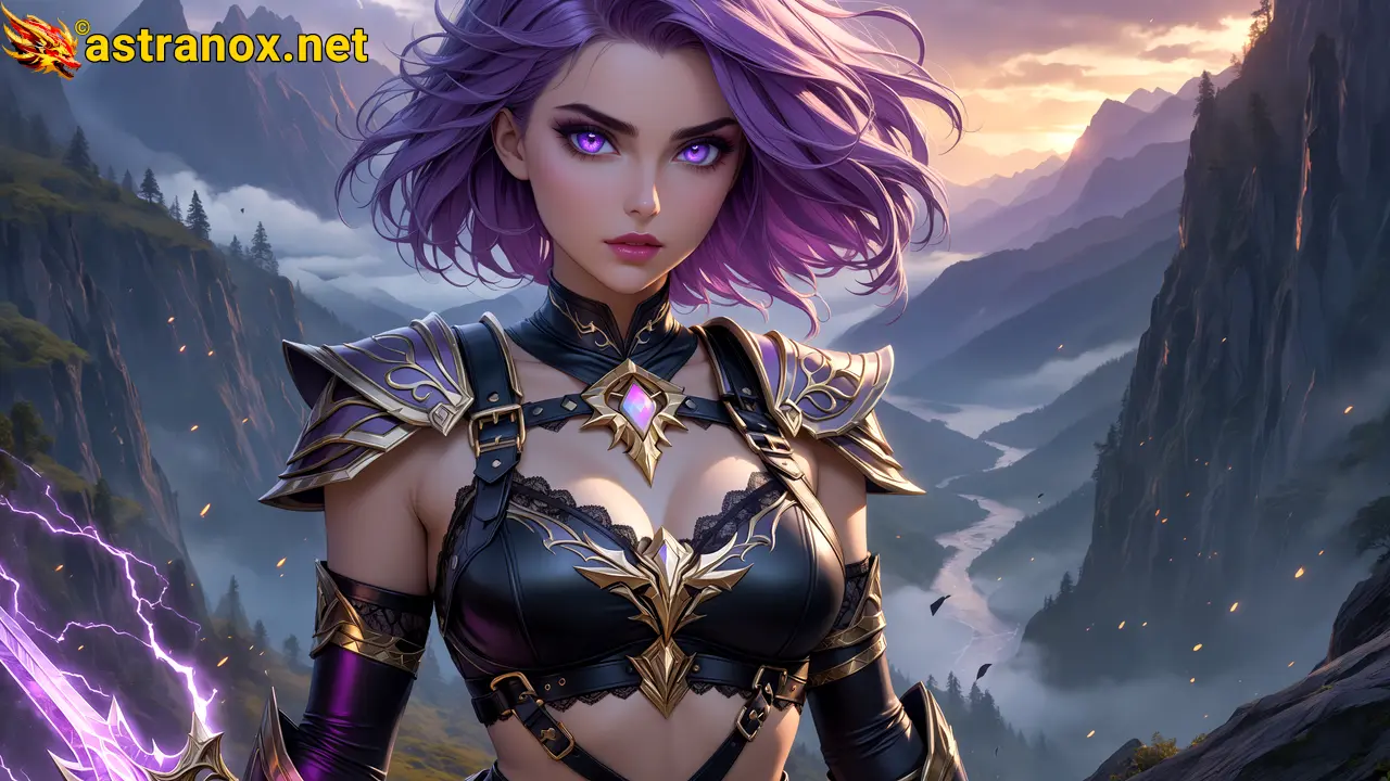 Amazing Young Female  at  - Download Free 4K Wallpaper Fantasy wallpaper with  Eyes and  Hair.