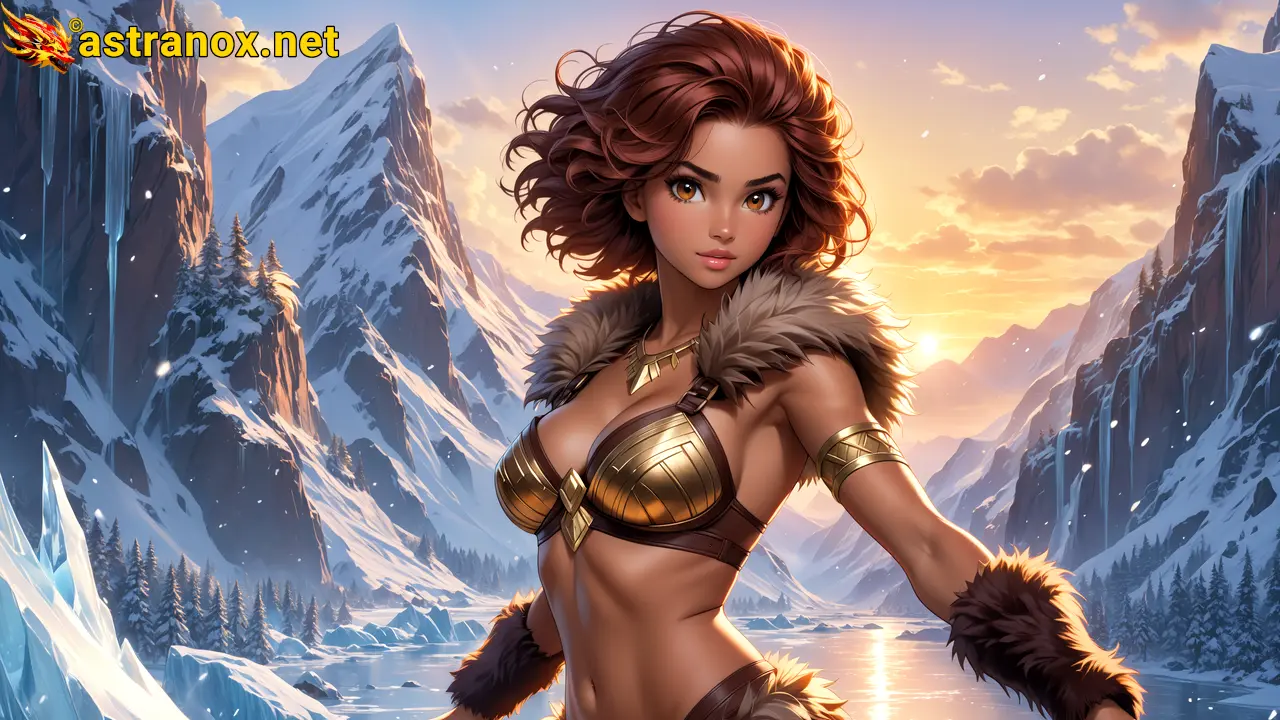 Amazing Young Female  at  - Download Free 4K Wallpaper Fantasy wallpaper with  Eyes and  Hair.