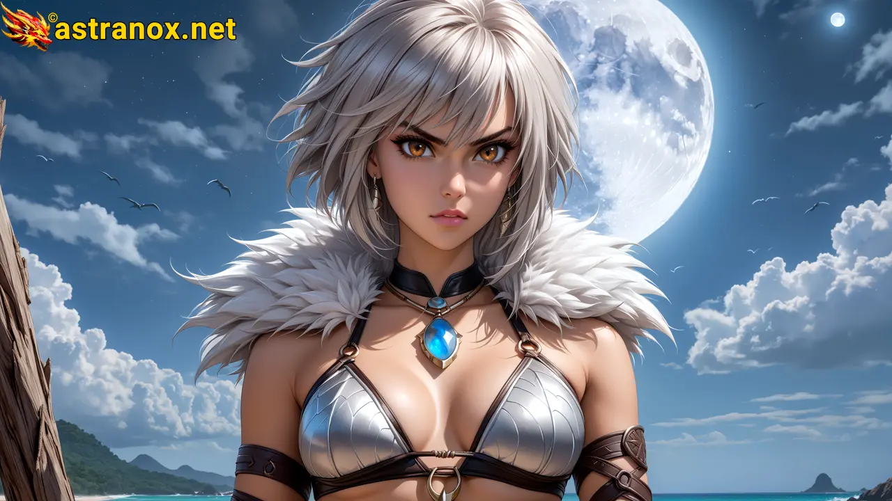 Amazing Young Female  at  - Download Free 4K Wallpaper Fantasy wallpaper with  Eyes and  Hair.