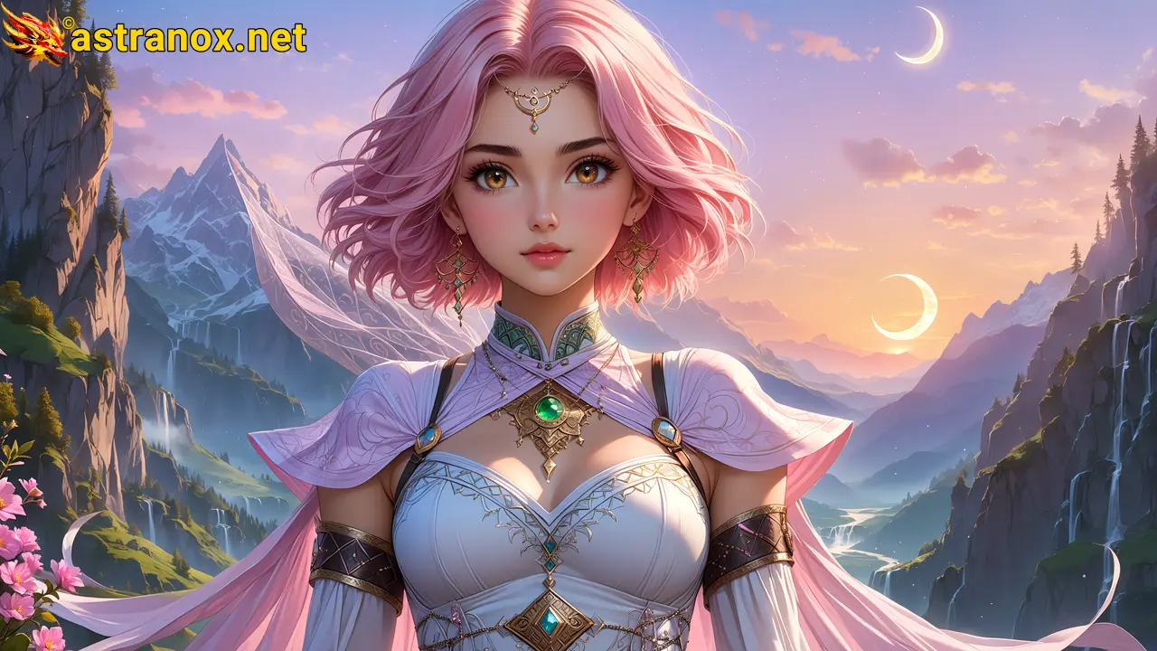 Amazing Young Female  at  - Download Free 4K Wallpaper Fantasy wallpaper with  Eyes and  Hair.