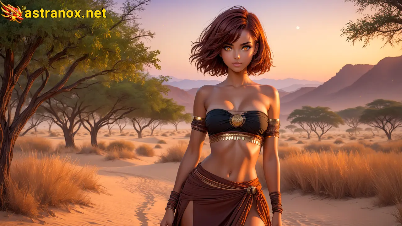 Amazing Young Female  at  - Download Free 4K Wallpaper Fantasy wallpaper with  Eyes and  Hair.