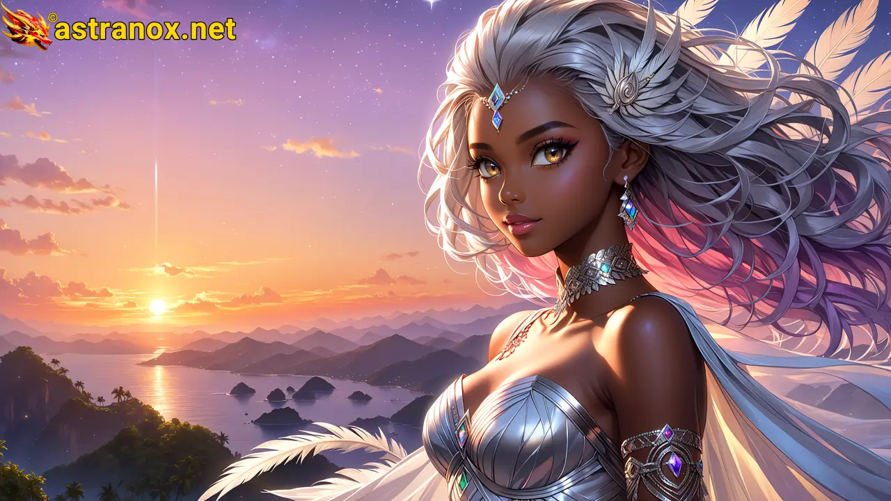 Amazing Young Female  at  - Download Free 4K Wallpaper Fantasy wallpaper with  Eyes and  Hair.