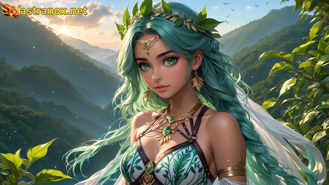 Amazing Young Female  at  - Download Free 4K Wallpaper Fantasy wallpaper with  Eyes and  Hair.