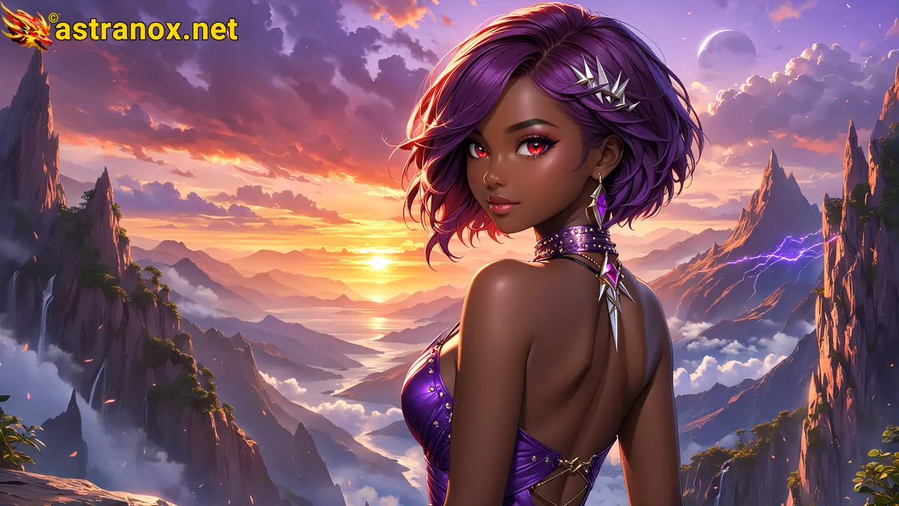 Amazing Young Female  at  - Download Free 4K Wallpaper Fantasy wallpaper with  Eyes and  Hair.