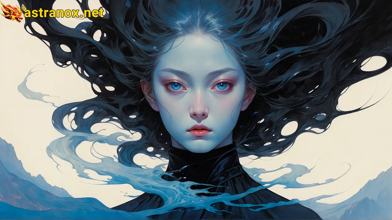 Amazing Young Female at - Download Free 4K Wallpaper Fantasy wallpaper with Eyes and Hair.